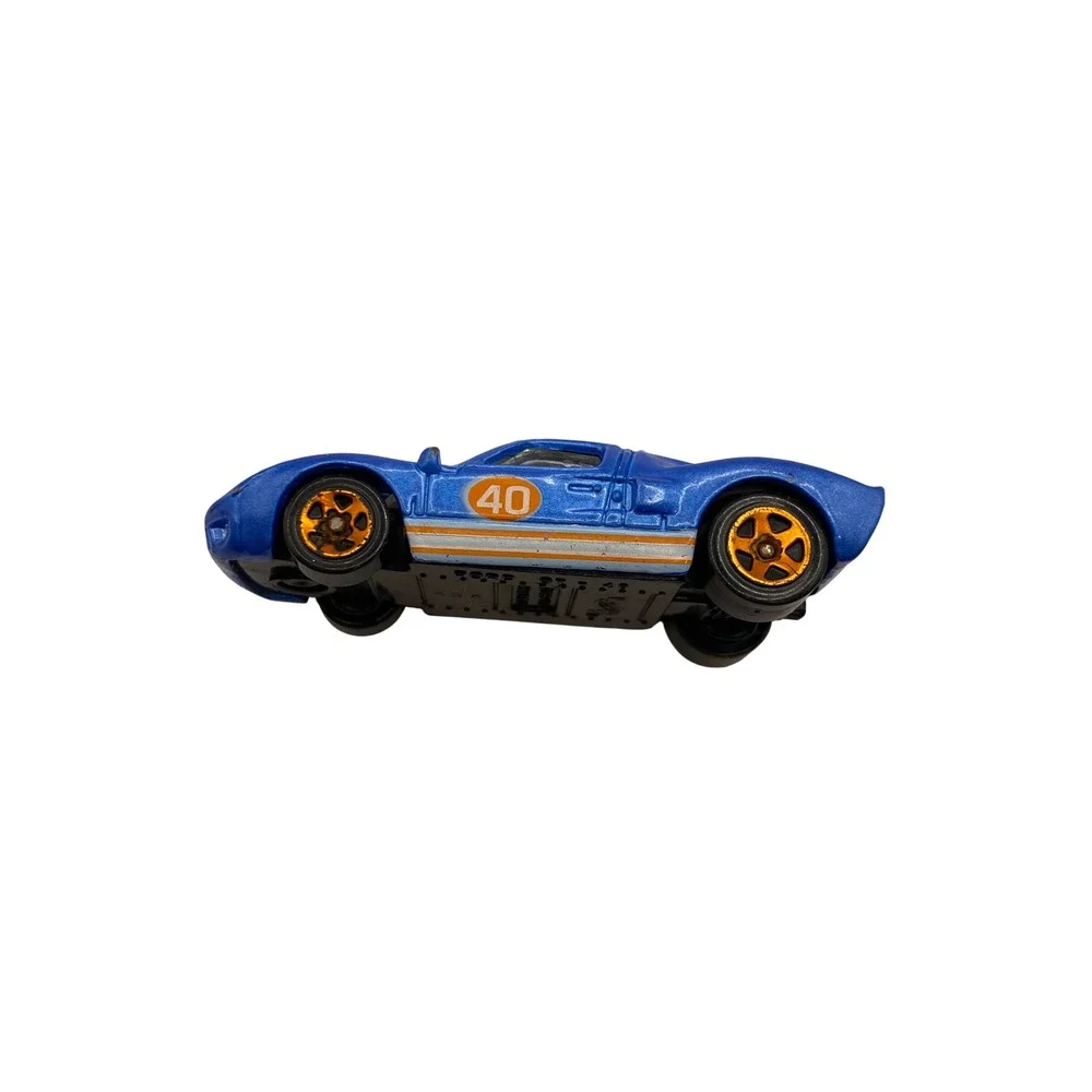VTG‎ Hot Wheels Ford GT-40 Blue Racing #40 Diecast Car 1999 Malaysia 1/64 Scale